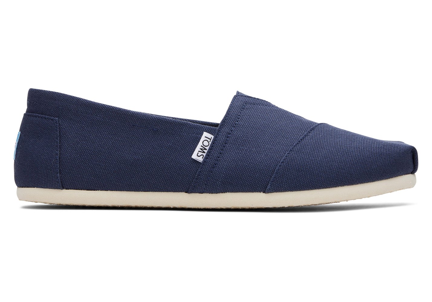 Toms Espadryle Męskie Granatowe - Alpargata Płócienne - 64XYTRAOJ